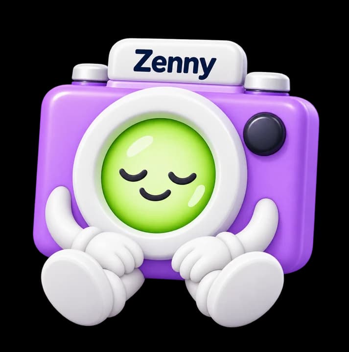 Zenny resting with eyes closed